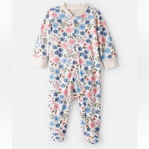 Carter's Pink and Blue Floral Baby Sleeper